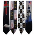thumbnail image 1 of Choisissez parmi Plus de 60 Designs Différents Steven Harris Lot de 4 Cravates Religieuses Chrétiennes pour Hommes, 1 of 1