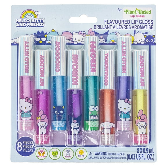 8pk Lip Gloss Hello Kitty and Friends
