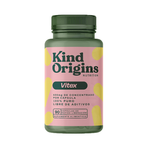 Kind Origins Vitex Agnus Castus 400 mg 90 cápsulas