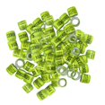 thumbnail image 1 of 100 unidades de anillos de paloma de carreras de 8mm, bandas de anillo de pie de aves de corral para pollo de codorniz de paloma Amarillo claro Yuyangstore Bandas para piernas de paloma 2021, 1 of 7