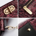 thumbnail image 6 of FEIMINA Genuine Leather designer handbags Womens,leather Shoulder Bag, large Purses and tote bag(burgundy), 6 of 13