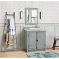 thumbnail image 2 of Bellaterra Home 31" Single vanity in Gray Ash finish top with Gray granite and round sink, 2 of 9