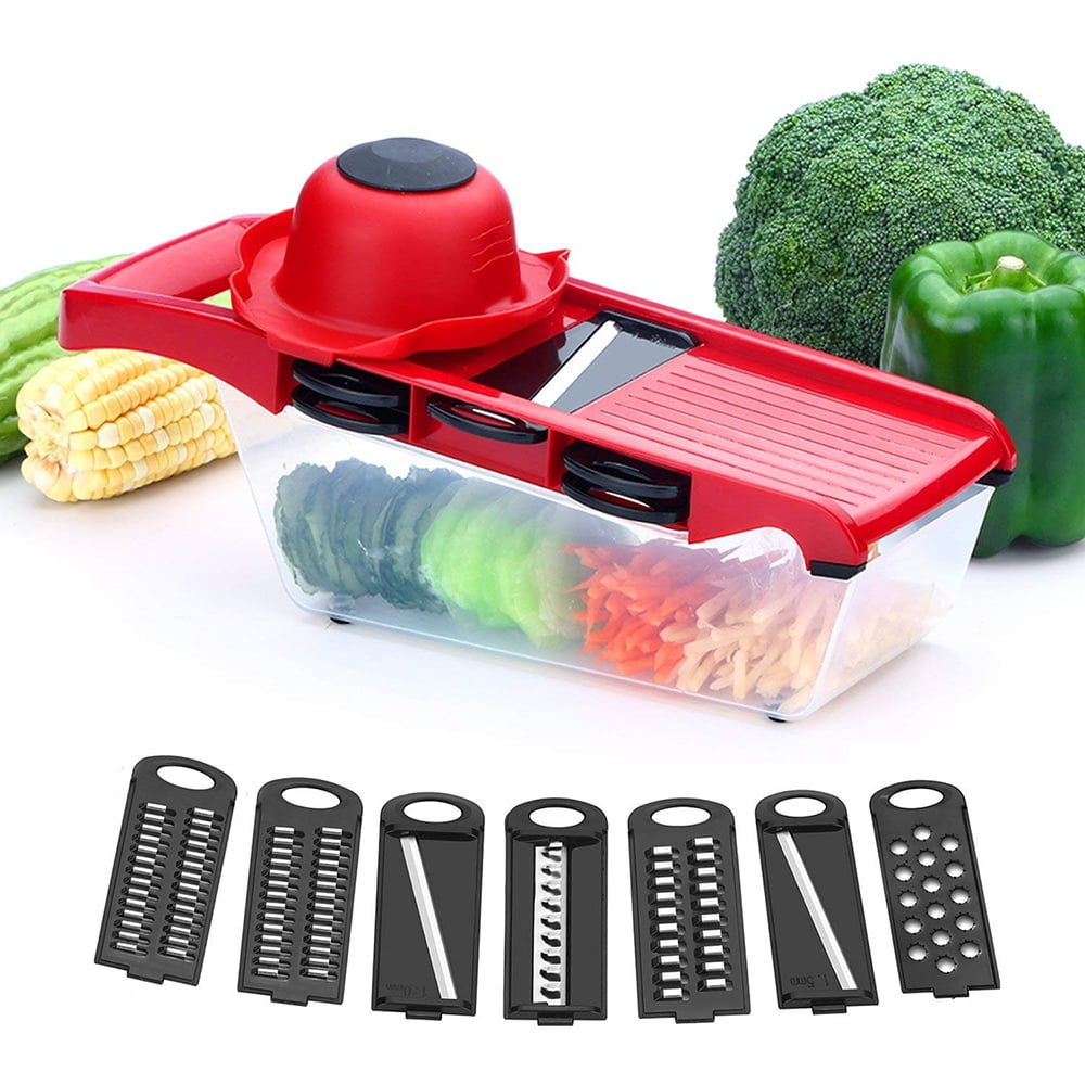 10 IN 1 Manual Vegetable Slicer Fruit Cutter Stainless Steel Mandoline