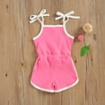 thumbnail image 4 of ITFABS Girls Sleeveless Rainbow Printed Off-the-shoulder Suspender One-piece, 4 of 7