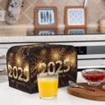 thumbnail image 6 of Yiaed Happy New Year 2025 B Print Two Slice Bread Machine Cover, Universal Size Kitchen Appliance Cover for Bread Machine,Bread Machine Cover, 6 of 7