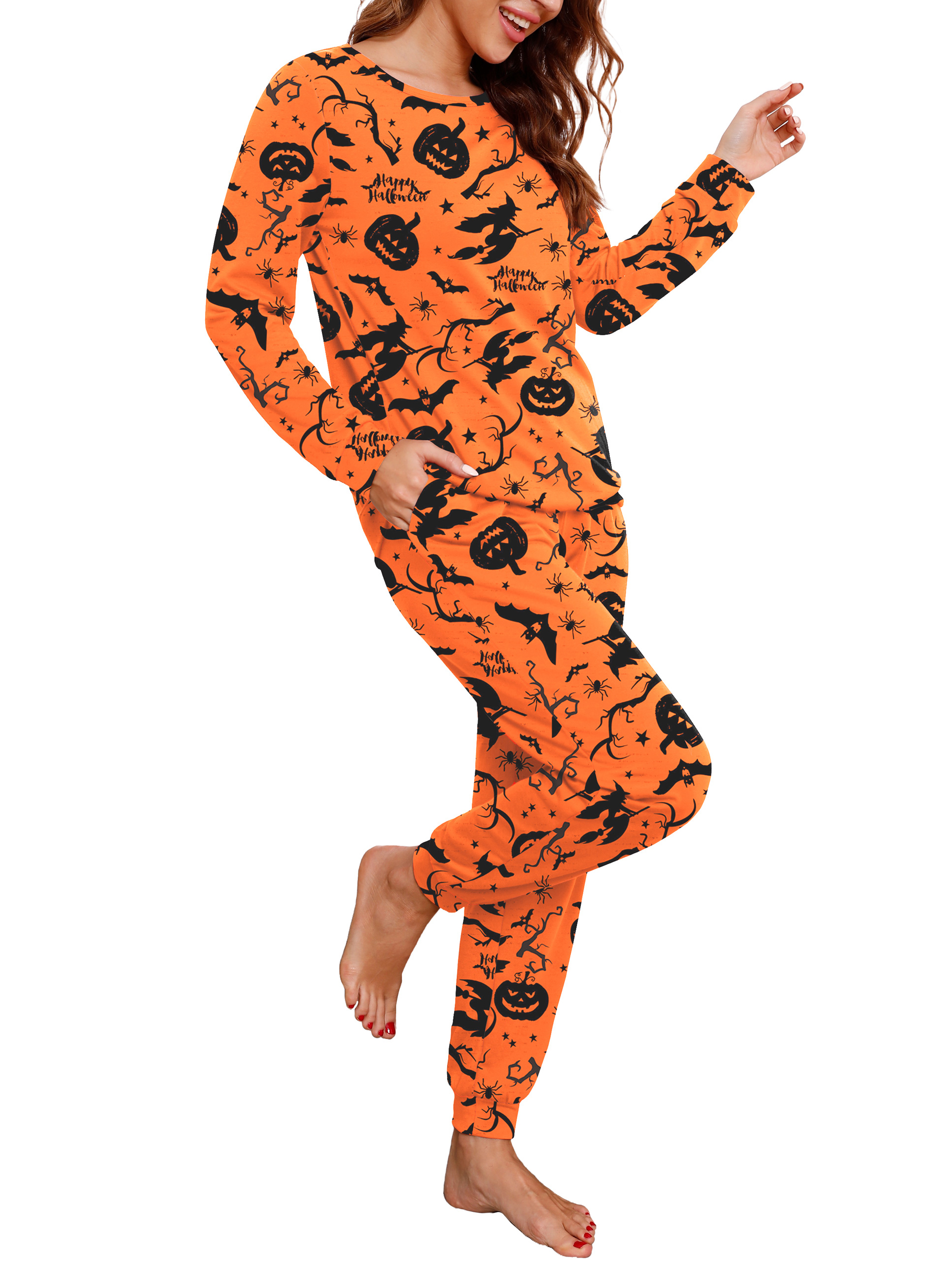 MINTREUS Women's Long Sleeve Pajama Set photo 2