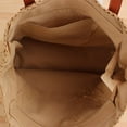 thumbnail image 6 of JUYGO Woven Hollow Shoulder Bags For Women Large Capacity Handmade Beach Bag Travel Holiday Totes Bag Shopping Portable Handbag bOlsa, 6 of 6