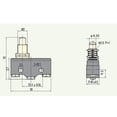 thumbnail image 2 of Interrupteur de Limite Momentanée à Poussoir LXW511M pour Cas d'Utilisation Industrielle, 2 of 4