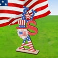 thumbnail image 1 of Independence Day Wooden Letter Ornaments Are Suitable For Desktop Decoration, 1 of 6