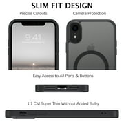 iPhone XR Phone Case, BENTOBEN Phone Case iPhone XR Magnetic Case Compatible with Mag-safe Translucent Matte Slim Shockproof Anti-Fingerprint Anti-Scratch Cover for iPhone XR 6.1