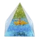 thumbnail image 1 of Ornamento de Cristal, Piedra Fragmentada, Pila Energética, Estilo Natural, Crystal Crushed Stone Energy Tower, Decoración de Interior, para Salón, con Base de Madera, Material de Cristal,, 1 of 8