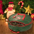 thumbnail image 7 of Christmas Wreath Storage Bag Garland Holiday Xmas Wreaths Holder Fits Up to 30 Inch Holiday Xmas Waterproof Zippered Bag with Carry Handles, 7 of 7