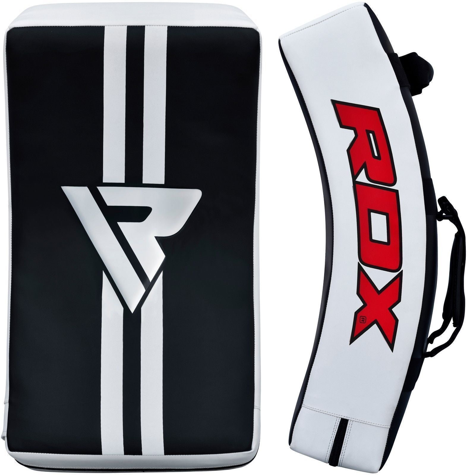 2Pcs Thai Kick Boxing Strike Curved Arm Pad MMA Muay Focus Punch Shield Mitt