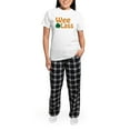 thumbnail image 5 of CafePress - Wee Lass Shamrock Women's Light Pajamas - Women's Short Sleeve Print T-Shirt and Pants Light Cotton Pajama Set, 5 of 7