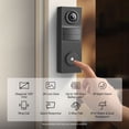 thumbnail image 5 of TP-Link Tapo TD20 Smart Wireless Video Doorbell, 2K Live View, 160° Wide Angle Field of View, AI Detection,  Subscription Not Required - TD20, 5 of 15