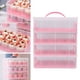 thumbnail image 3 of Yuarrent Clear Cake Carrier Cupcake Storage Containers Layer Insert Stackable Holder Almacenamiento y organización del hogar, 3 of 6