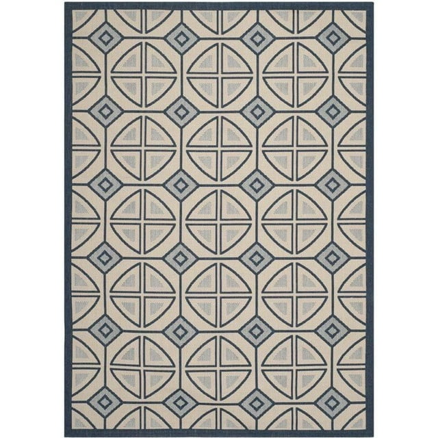 Safavieh Cour Beige Tapis d'Extérieur Intérieur - 5'3" x 7'7"