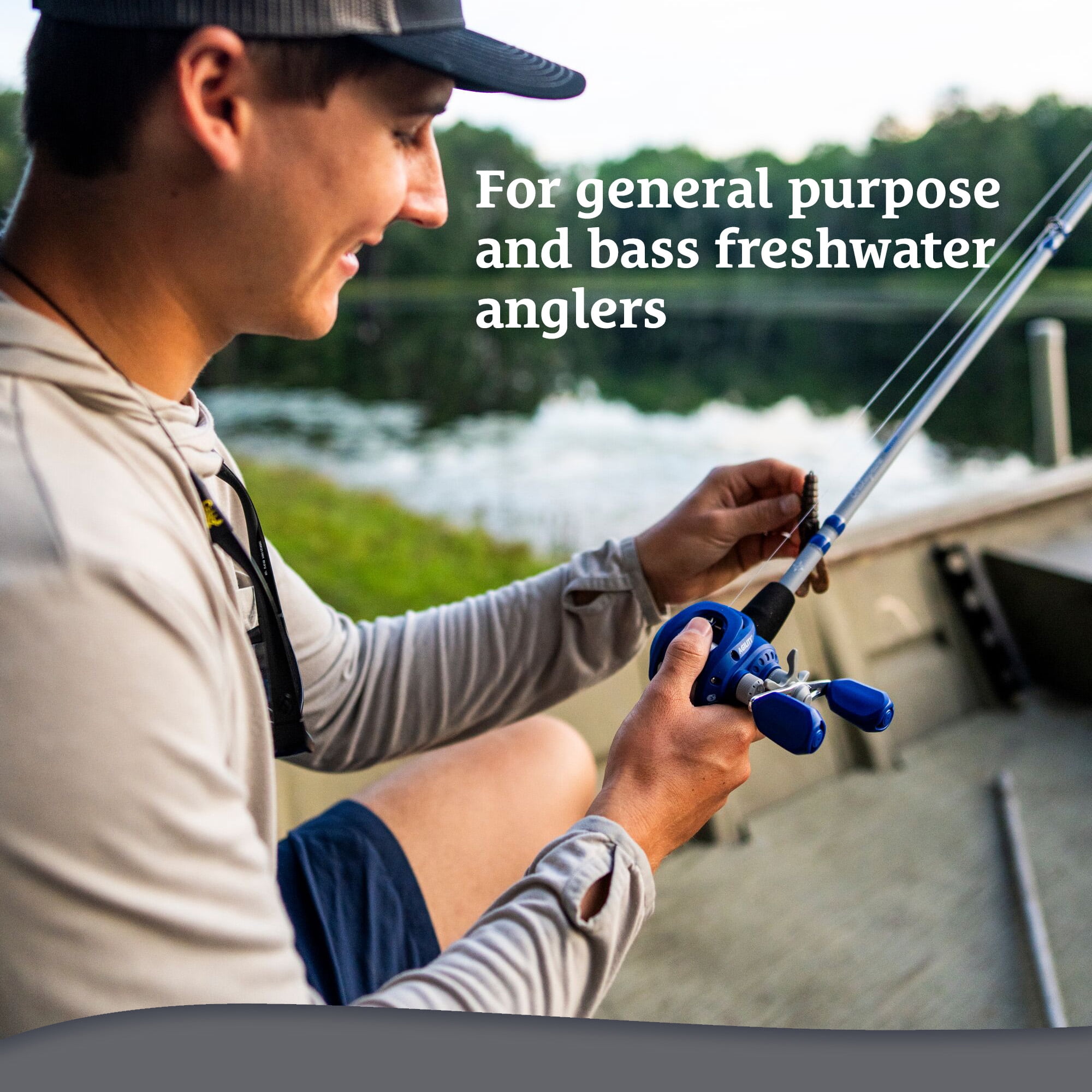 Shakespeare 6'6" Agility Casting Rod, 1-Piece Fishing Rod