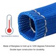 thumbnail image 3 of ELAYARD 8Pcs Blue Fiberglass Spark Plug Wire Case Heat Resistant Insulating Tube for Vehicle Engines, 3 of 7