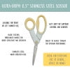 ECR4Kids Ultra-Grip 8.5" Stainless Steel Scissors with Soft Comfort Grip, Office Supplies, Assorted, 36-Pack