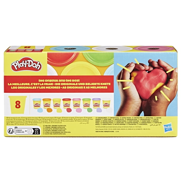 Pack de 8 pots Play-Doh - La Grande Récré Pack de 8 pots Play-Doh - La Grande Récré