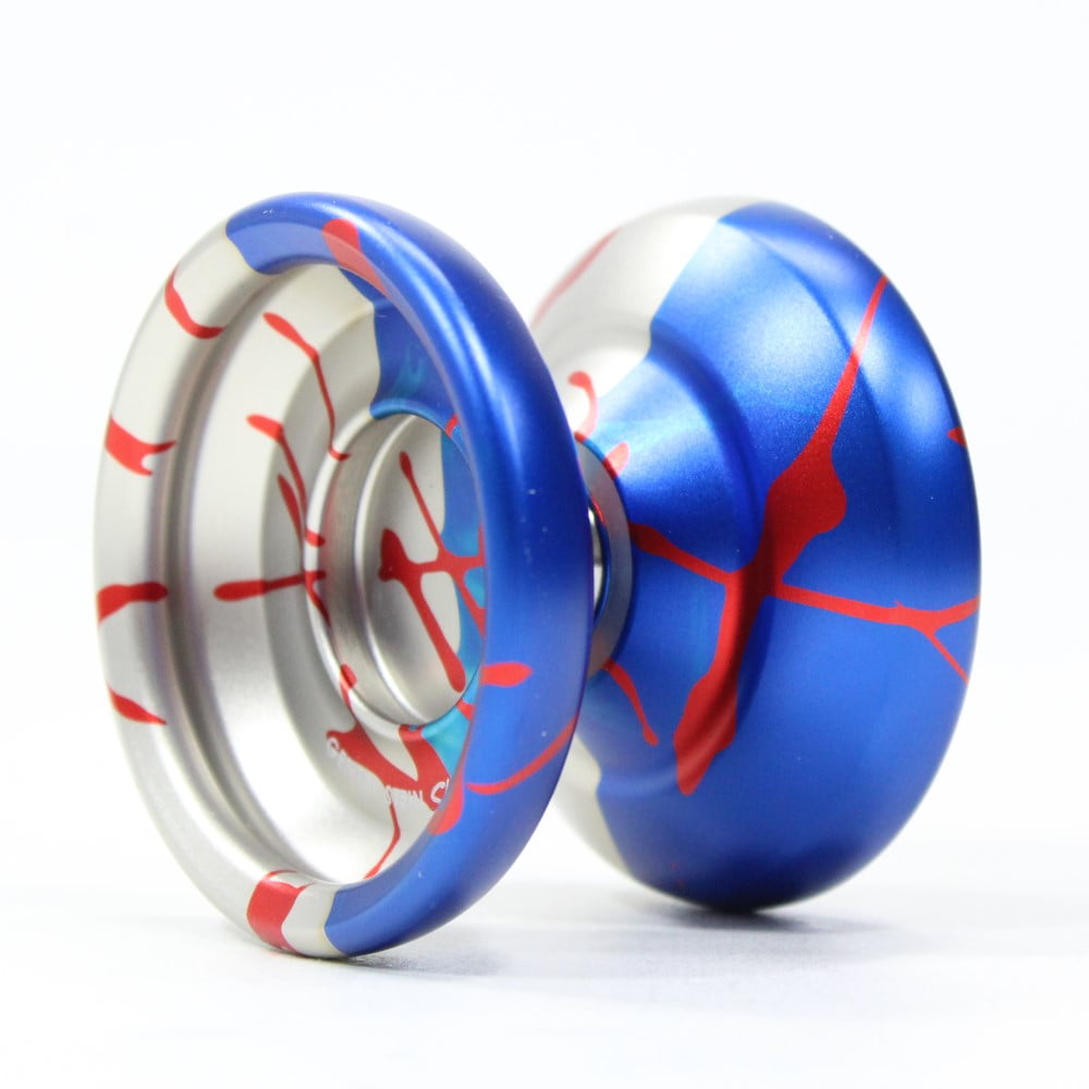 YoYoFactory Shutter YoYo Gentry Stein Signature YoYo (Silver/Blue