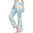 thumbnail image 3 of Women Pajama Pants Lounge Pants Long Stretch Comfy Sleepwear Hand Drawn Circles Starfish, 3 of 7