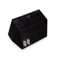 thumbnail image 2 of Bey-Berk 4-Watch Winder and 4-Watch Storage Case | Glass Top | Ash Wood | BB741GRY, 2 of 4