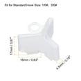 thumbnail image 2 of Uxcell Plastic Fishing Hook Bonnets Treble Hook Covers Fit for 1/0,2/0, White 100 Pack, 2 of 6