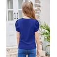 thumbnail image 2 of Arshiner Girls Shirts Casual Short-Sleeve T-Shirt, 2 of 2