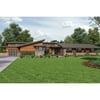 The House Designers: THD-4364 Builder-Ready Blueprints to Build a Modern House Plan with Crawl Space Foundation (5 Printed Sets)