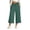 Green, variant on Women's High Waisted Sweatpants, Cropped Wide Leg Joggers with Elastic Drawstring, Casual Lounge Pants for Women, Soft Athletic Cropped Pants for Sport and Home Green S