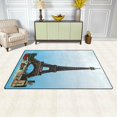thumbnail image 3 of Coolnut Lightweight Carpet Mats, 31 x 20 inches Area Soft Rugs Floor Mat Doormat Decoration for Rooms Entrance Monuments of Eiffel Tower, 3 of 6
