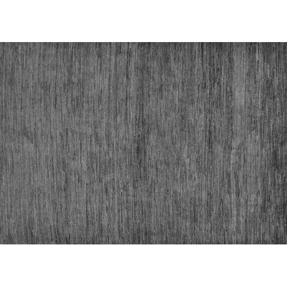 Ahgly Company Indoor Rectangle Abstract Gray Modern Area Rugs, 7' x 10'