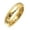 Gold, variant on Engraved Gold Wedding Band 6mm Stainless Steel Ring for Men or Women by Ginger Lyne