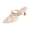 Beige, variant on NexTorq Women's Pointed Toe Floral Embroidery Kitten Heel Mules Sexy Instep Strap Backless Slip On Comfort Stiletto Heel Slingback Elegant Dress Pumps for Wedding Party Shoes, Beige, 36