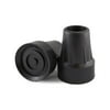 Essential Medical Supply Cane Tips, 7/8", Black, 2 Pack