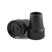 Essential Medical Supply Cane Tips, 7/8", Black, 2 Pack