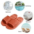 thumbnail image 5 of Shower Sandals Women Men Quick Drying Bath Slippers Non Slip Dorm Shoes Orange, Size 6, 5 of 5