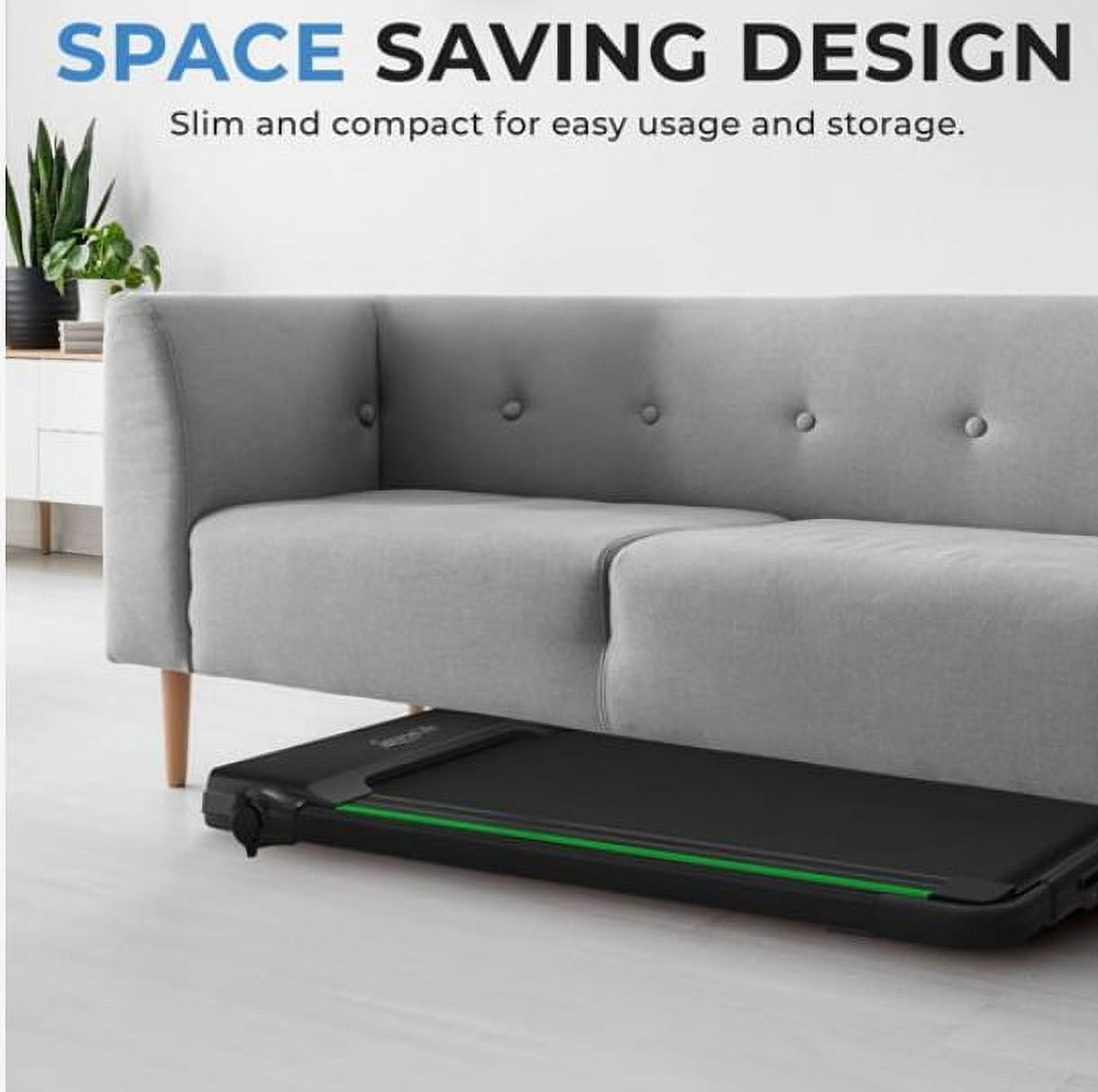 SereneLife  HP Folding Electric Treadmill with Bluetooth App Sync