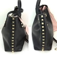thumbnail image 5 of Pre-Owned Valentino Garavani Rockstud Small Black Leather Tote Bag, 5 of 12