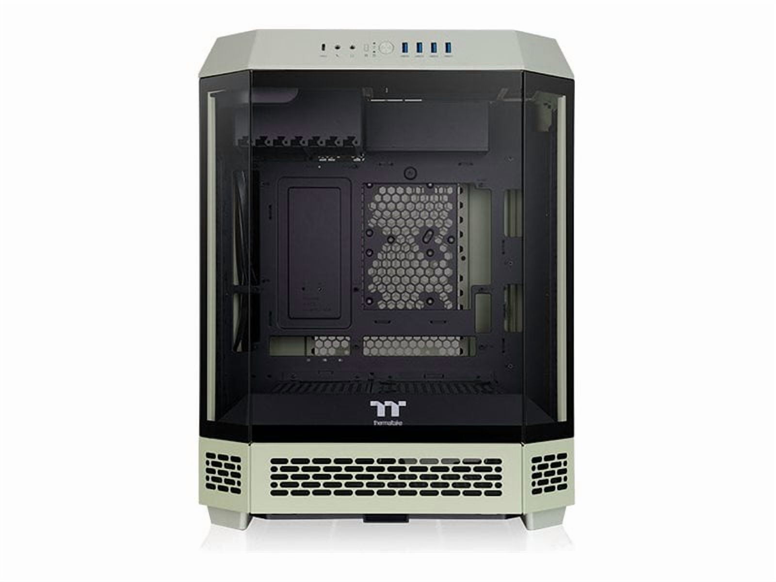 Thermaltake The Tower 600 Matcha Green Mid Tower Chassis - Mid-tower - Matcha Green - Tempered Glass, SPCC - 2 x 140mm Fan(s) Installed - Mini ITX, Micro ATX, ATX Motherboard Supported - 9 x Fan(s)...