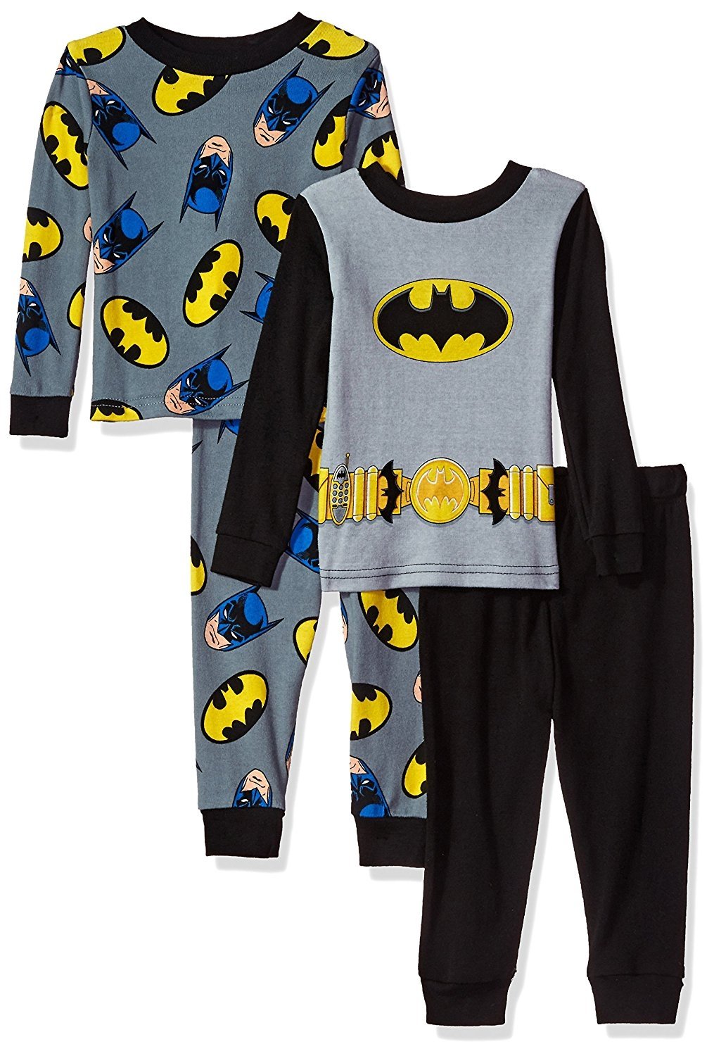 DC Comics Boys Batman 4-Piece Cotton Pajama Set