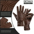 thumbnail image 5 of Women's Genuine Touchscreen Gloves - Lined Winter Warm Sheepskin Driving Gloves for Women, Perfect for Christmas Gift, 5 of 9