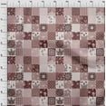 thumbnail image 4 of oneOone Cotton Poplin Dark Rose Brown Fabric Asian Mix Floral Dress Material Fabric Print Fabric By The Yard 42 Inch Wide, 4 of 4