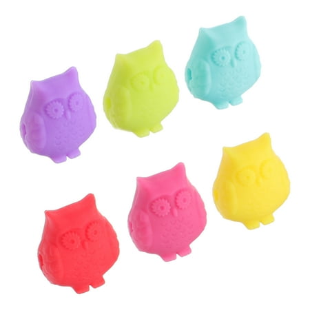 

6 Pcs Wine Glass Recognition Cup Marker Glasses Labels Gathering Accessory Identifier