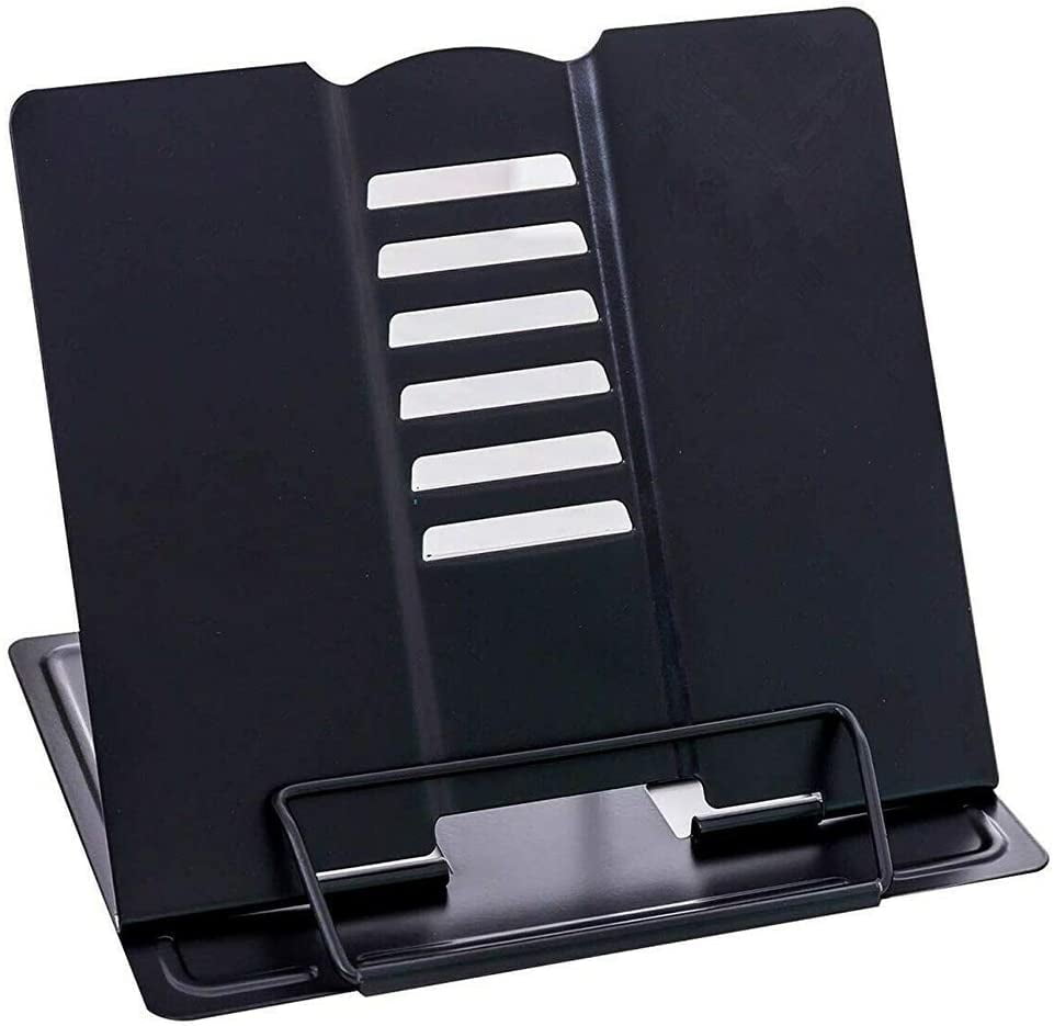Portable reading stand, recipe bookshelf, adjustable reading stand