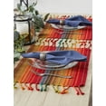 thumbnail image 2 of Design Imports CAMZ12298 Set de 6 Sets de Table DII à Rayures Tonales avec Franges, 2 of 2