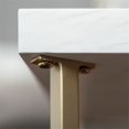 thumbnail image 4 of WE Furniture AZF42LUXWMG Coffee Table, Faux Marble, Gold, 4 of 8