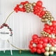 thumbnail image 5 of Kit de guirnalda de globos de látex rojo y dorado, 120 piezas de diferentes tamaños en pulgadas, globo de confeti y oro metálico rojo mate para compromiso, San Valentín, espectáculo nupcial, 5 of 5